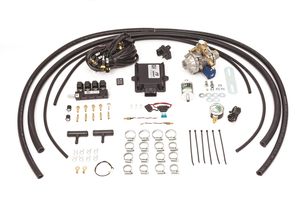 GASITALY SEQUENTIAL CNG KIT F5 COMPACT 4 CYL.