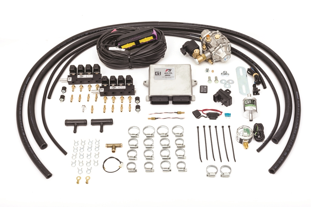 GASITALY SEQUENTIAL CNG KIT F5 OBDII 8 CYL 